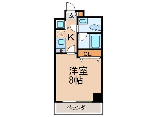 リベ－ル名駅南の物件間取画像